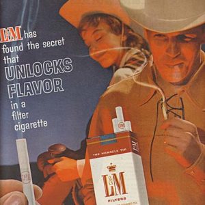 L & M Cigarette Ad 1960