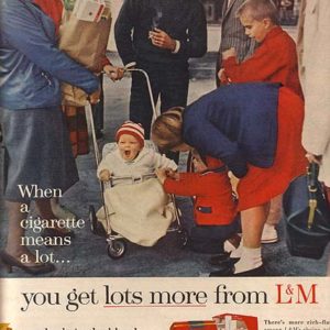 L & M Cigarette Ad 1962