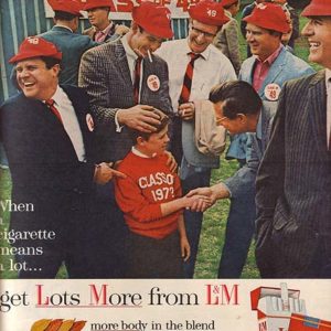 L & M Cigarette Ad 1963