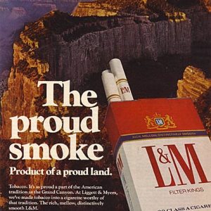 L & M Cigarette Ad 1975