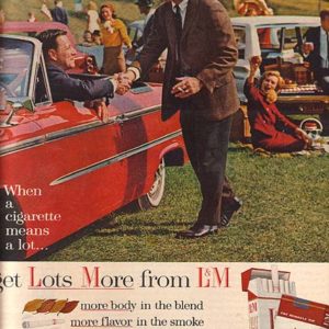 L & M Cigarette Ad November 1963