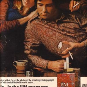 L & M Cigarette Ad October 1971