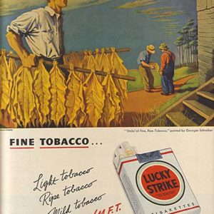 Lucky Strike Ad 1947