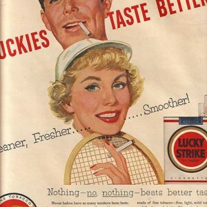 Lucky Strike Ad 1953