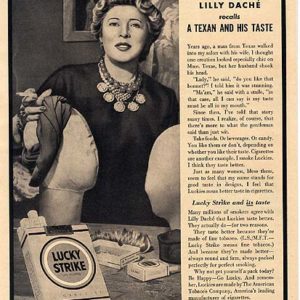 Lucky Strike Ad 1954