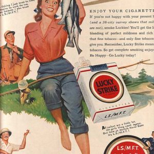 Lucky Strike Ad April 1951