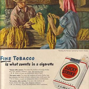 Lucky Strike Ad July 1947