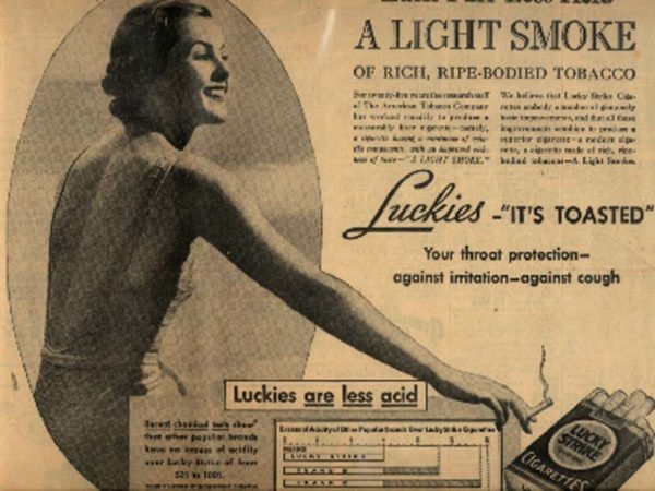 Lucky Strike Ad March 1936