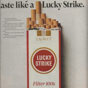 Lucky Strike Ad November 1967