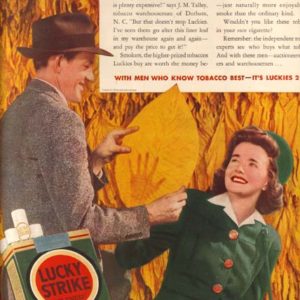 Lucky Strike Ad October 1941