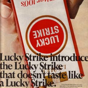 Lucky Strike Ad September 1967