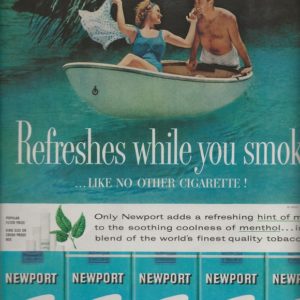 Newport Cigarette Ad 1960