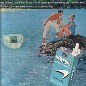 Newport Cigarette Ad 1962