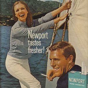 Newport Cigarette Ad 1965 June