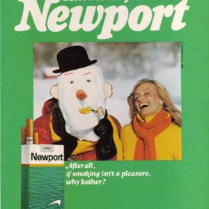 Newport Cigarette Ad 1985