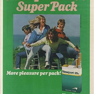 Newport Cigarette Ad 1986