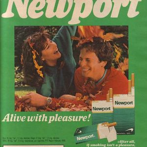 Newport Cigarette Ad 1987