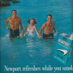 Newport Cigarette Ad April 1962