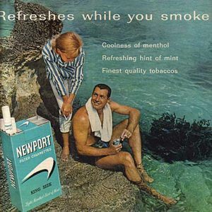 Newport Cigarette Ad April 1963