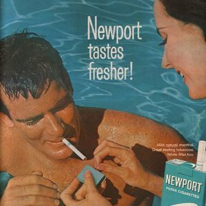 Newport Cigarette Ad April 1965