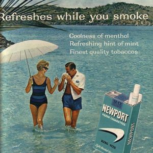 Newport Cigarette Ad August 1962