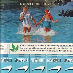 Newport Cigarette Ad December 1960