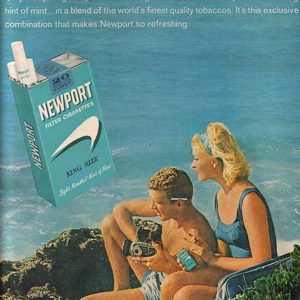 Newport Cigarette Ad February 1962