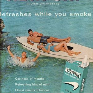 Newport Cigarette Ad February 1963