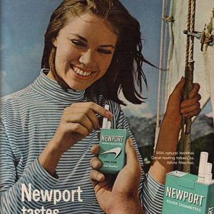 Newport Cigarette Ad February 1965