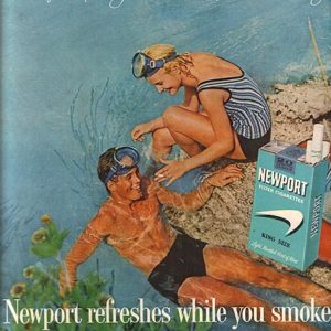 Newport Cigarette Ad January 1962