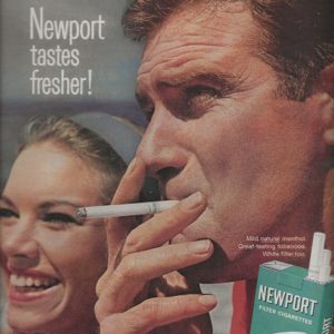 Newport Cigarette Ad January 1965