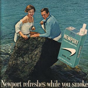 Newport Cigarette Ad July 1962