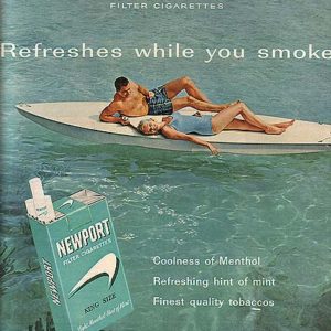 Newport Cigarette Ad July 1963