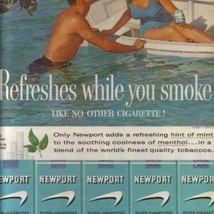 Newport Cigarette Ad June 1960