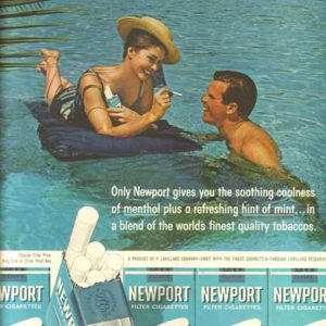 Newport Cigarette Ad June 1961