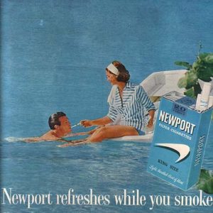 Newport Cigarette Ad June 1962