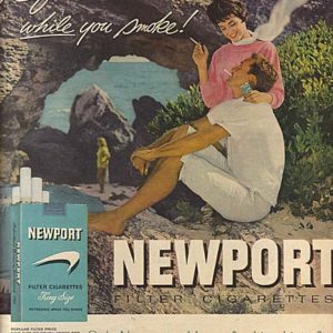 Newport Cigarette Ad October 1959