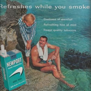 Newport Cigarette Ad October 1962