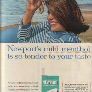 Newport Cigarette Ad September 1964