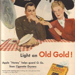 Old Gold Ad 1945