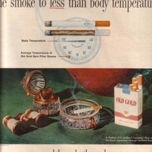 Old Gold Ad 1960 January