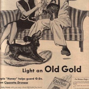 Old Gold Ad April 1945