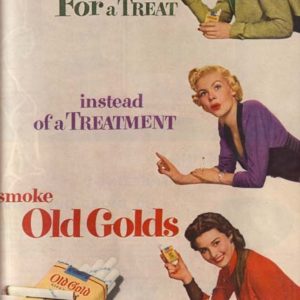 Old Gold Ad April 1951