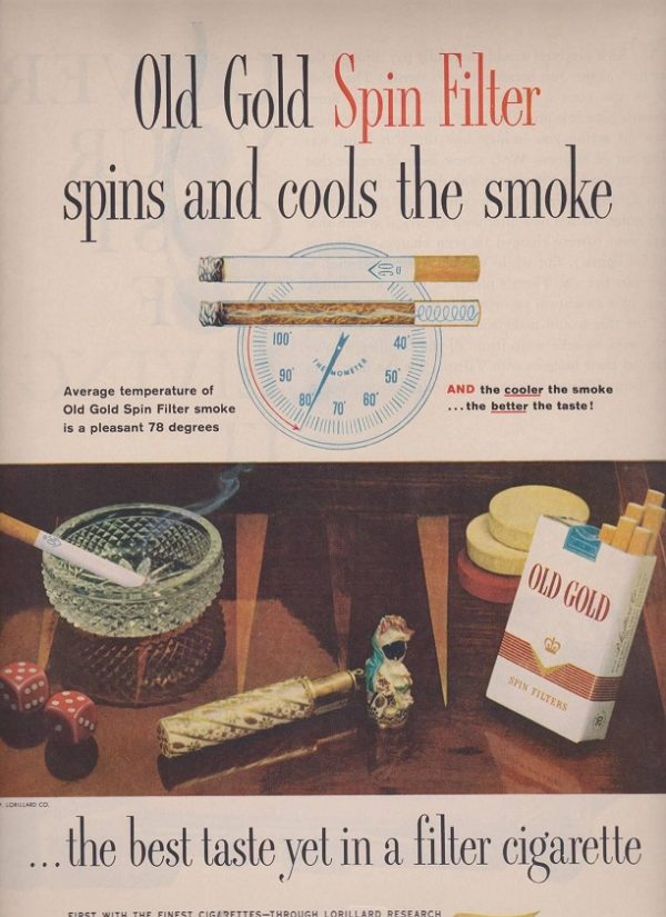 Old Gold Ad April 1960