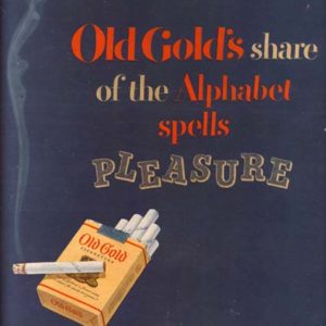 Old Gold Ad February 1948