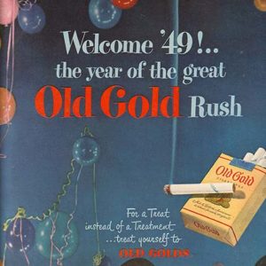 Old Gold Ad January 1949