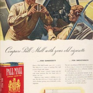 Pall Mall Ad 1940