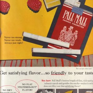 Pall Mall Ad 1960