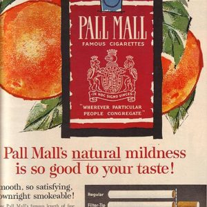 Pall Mall Ad 1962