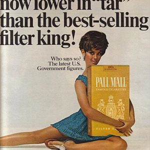 Pall Mall Ad 1969